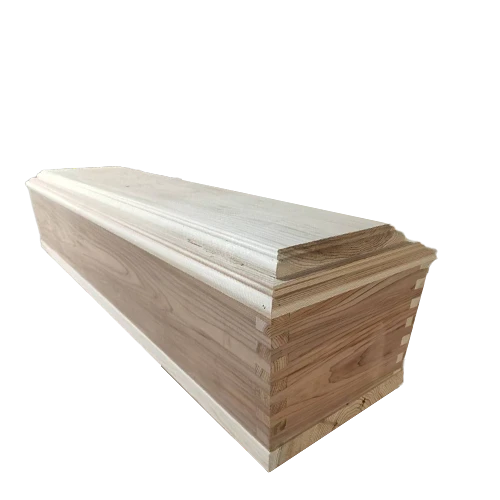 Korean Style Oversize Paulownia Wood Coffin manufacturers
